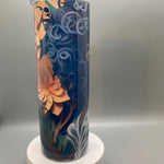 “Floral woman” Tumbler- Orange SALE