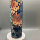 “Floral woman” Tumbler- Orange SALE